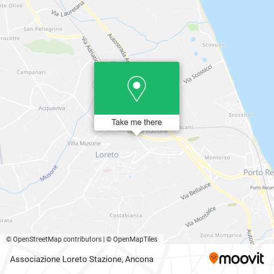 Associazione Loreto Stazione map