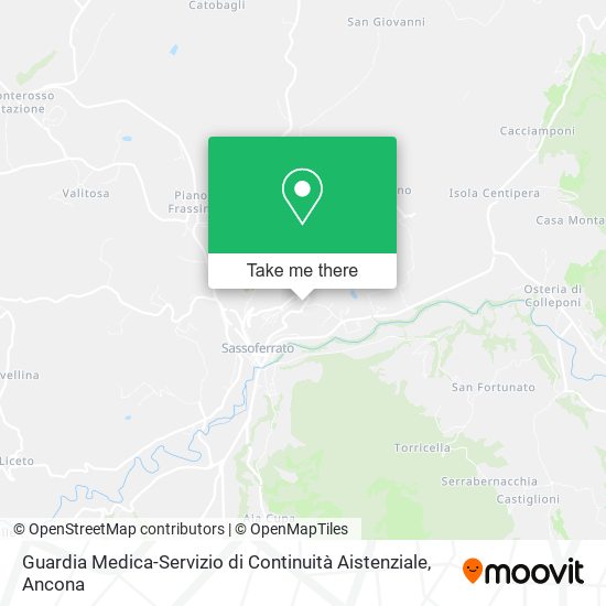 Guardia Medica-Servizio di Continuità Aistenziale map