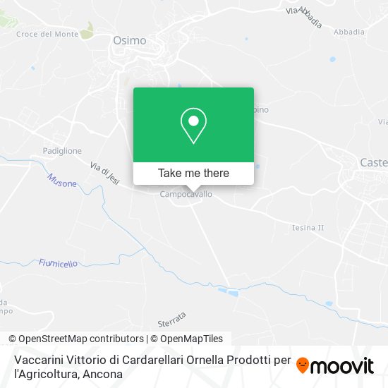 Vaccarini Vittorio di Cardarellari Ornella Prodotti per l'Agricoltura map
