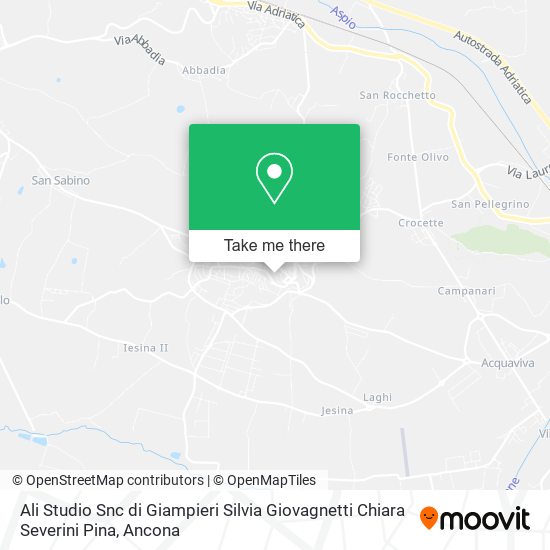 Ali Studio Snc di Giampieri Silvia Giovagnetti Chiara Severini Pina map