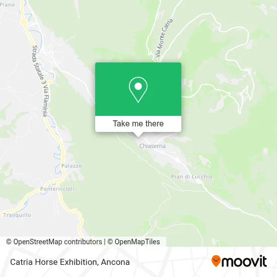 Catria Horse Exhibition map