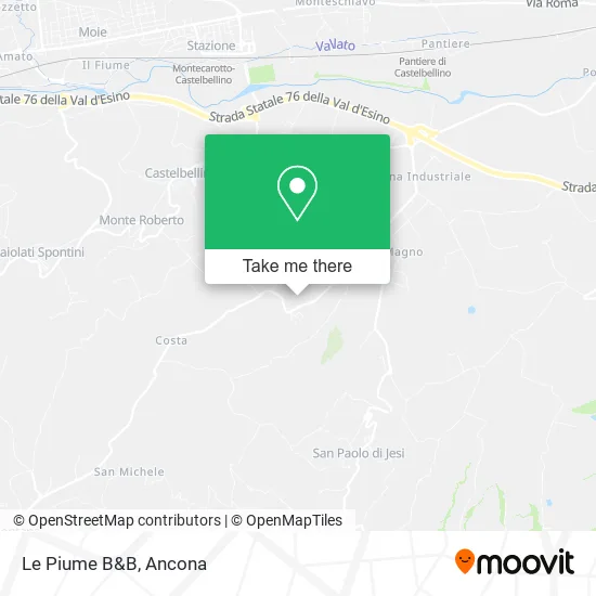 Le Piume B&B map