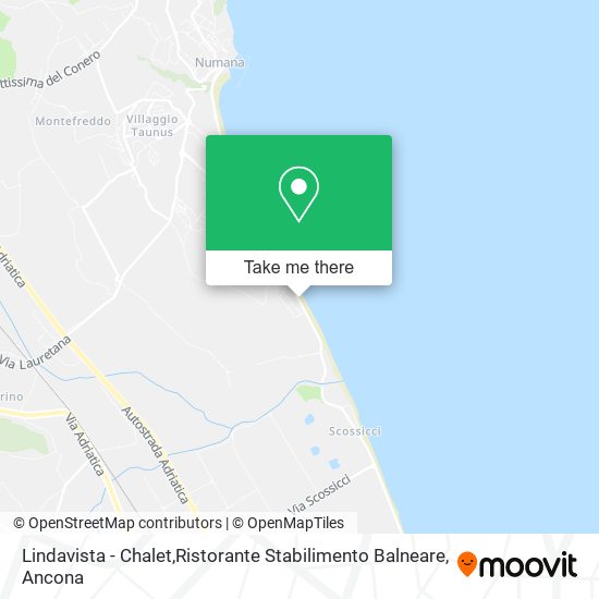 Lindavista - Chalet,Ristorante Stabilimento Balneare map