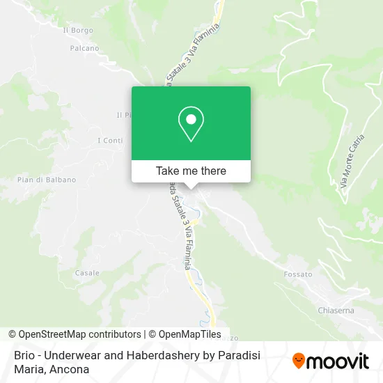 Brio - Underwear and Haberdashery by Paradisi Maria map