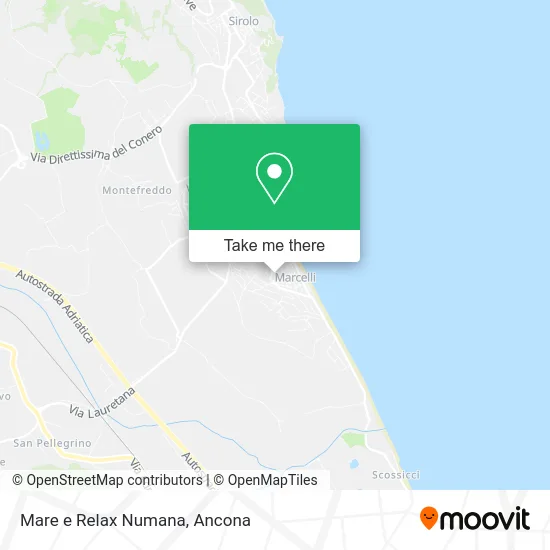 Sea and Relax Numana map