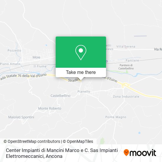 Center Impianti di Mancini Marco e C. Sas Impianti Elettromeccanici map