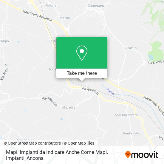 Mapi. Impianti da Indicare Anche Come Mapi. Impianti map