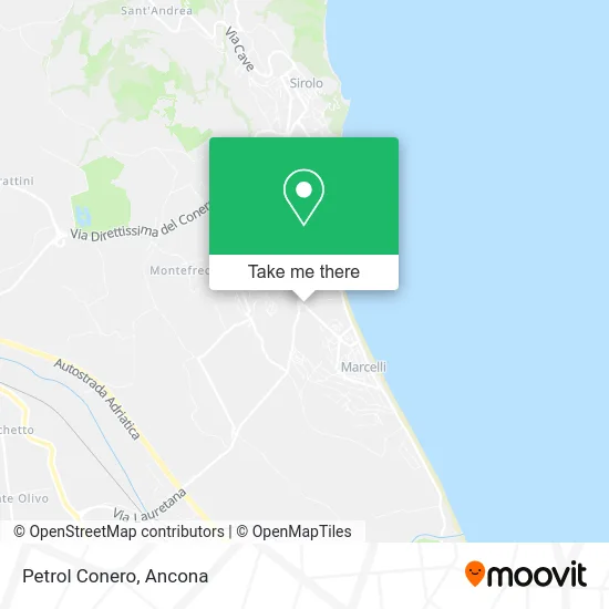 Petrol Conero map