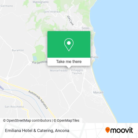 Emiliana Hotel & Catering map