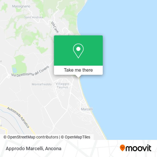 Approdo Marcelli map