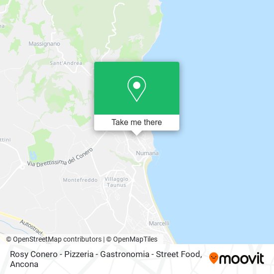 Rosy Conero - Pizzeria - Gastronomia - Street Food map