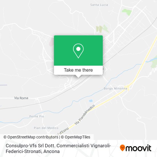 Consulpro-Vfs Srl Dott. Commercialisti Vignaroli-Federici-Stronati map