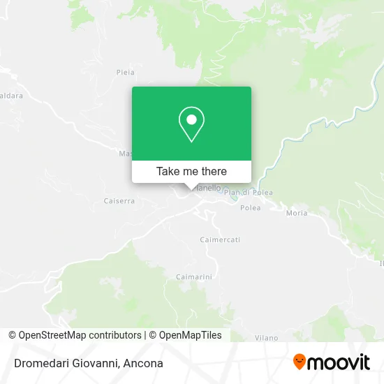 Dromedari Giovanni map