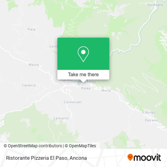 Ristorante Pizzeria El Paso map