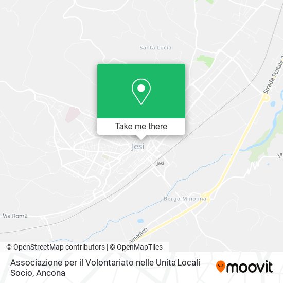 Associazione per il Volontariato nelle Unita'Locali Socio map
