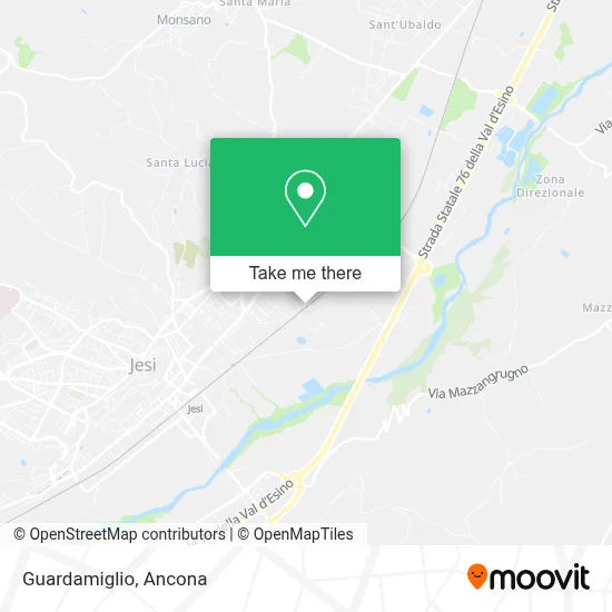 Guardamiglio map