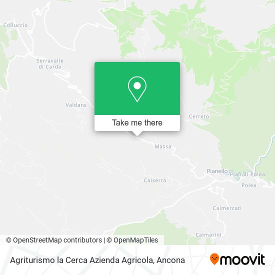 Agriturismo la Cerca Azienda Agricola map