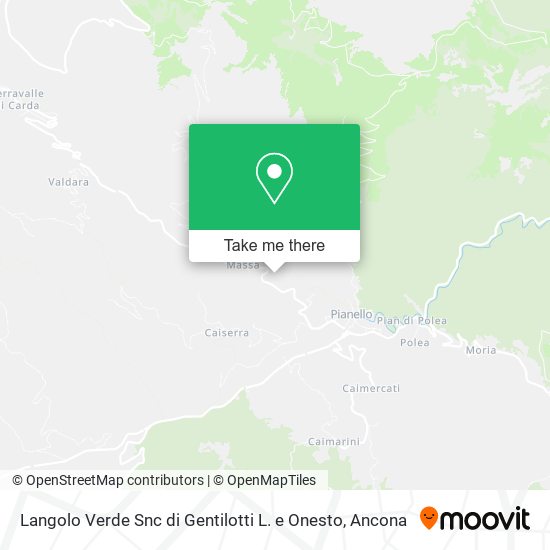 Langolo Verde Snc di Gentilotti L. e Onesto map