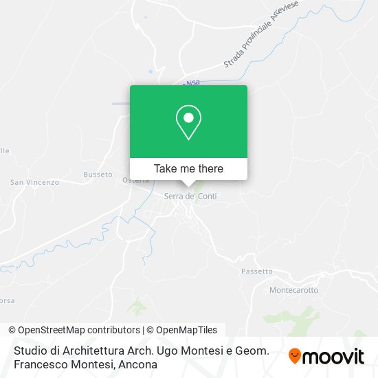 Studio di Architettura Arch. Ugo Montesi e Geom. Francesco Montesi map