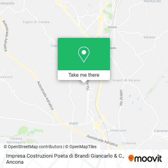 Impresa Costruzioni Poeta di Brandi Giancarlo & C. map
