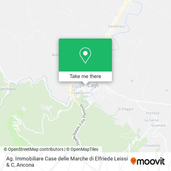Ag. Immobiliare Case delle Marche di Elfriede Leissi & C map