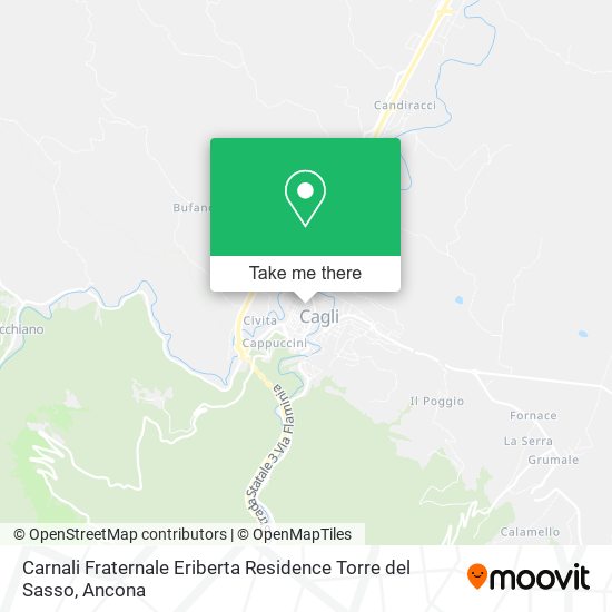 Carnali Fraternale Eriberta Residence Torre del Sasso map