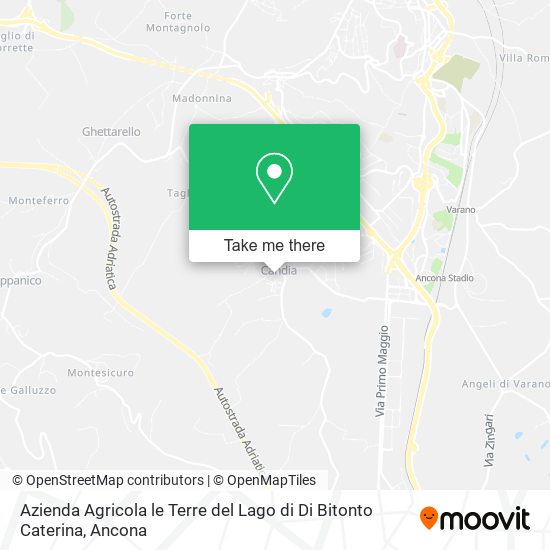 Azienda Agricola le Terre del Lago di Di Bitonto Caterina map