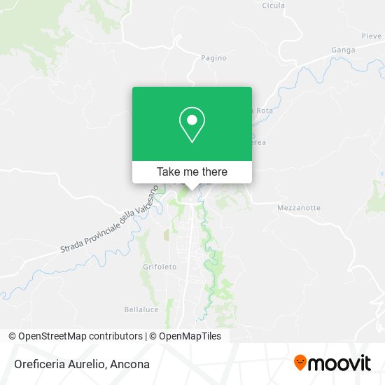 Oreficeria Aurelio map