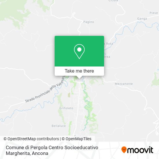 Comune di Pergola Centro Socioeducativo Margherita map
