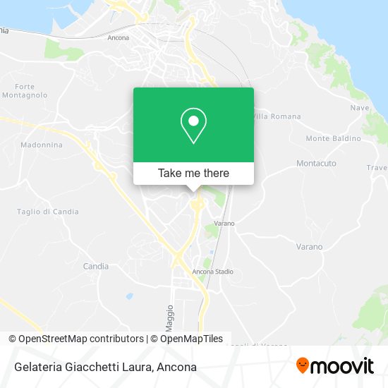 Gelateria Giacchetti Laura map