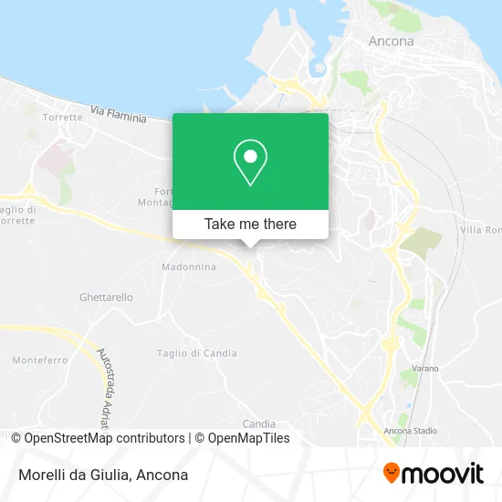 Morelli from Giulia map