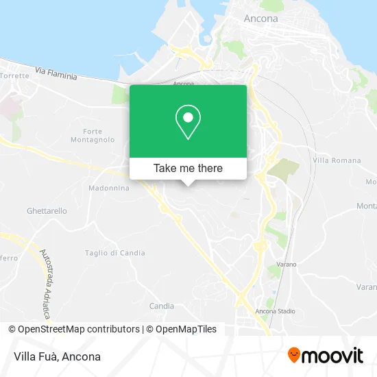 Villa Fuà map