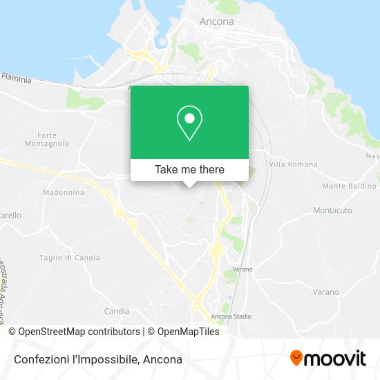 Confezioni l'Impossibile map