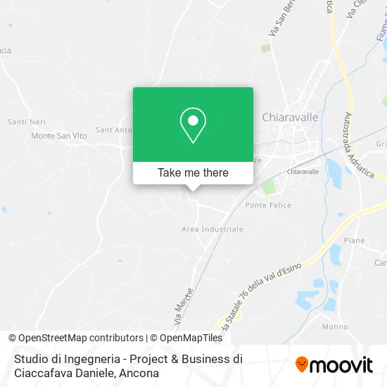 Studio di Ingegneria - Project & Business di Ciaccafava Daniele map