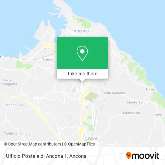 Ufficio Postale di Ancona 1 map