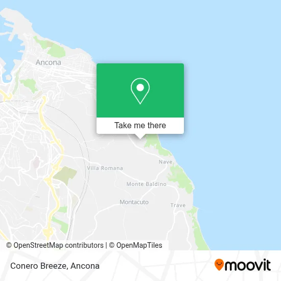 Conero Breeze map