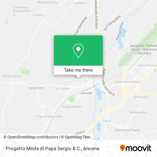 Progetto Moda di Papa Sergio & C. map