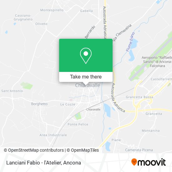 Lanciani Fabio - l'Atelier map