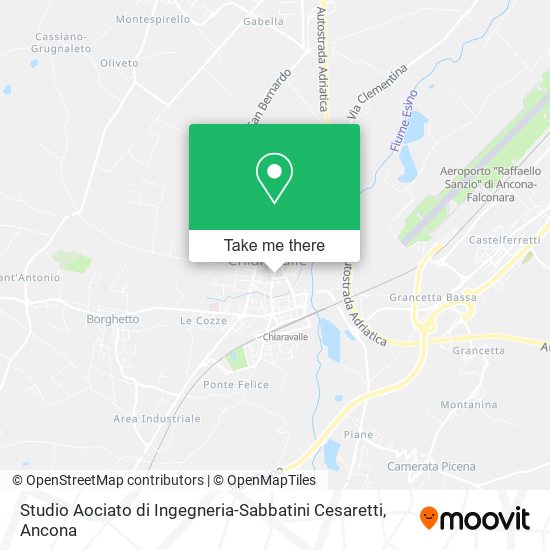 Studio Aociato di Ingegneria-Sabbatini Cesaretti map