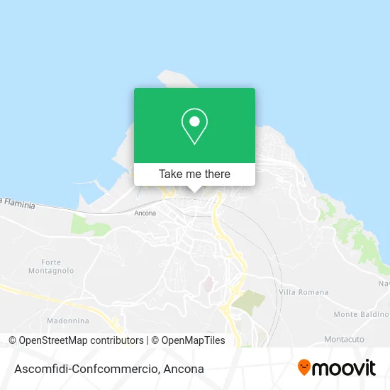 Ascomfidi-Confcommercio map