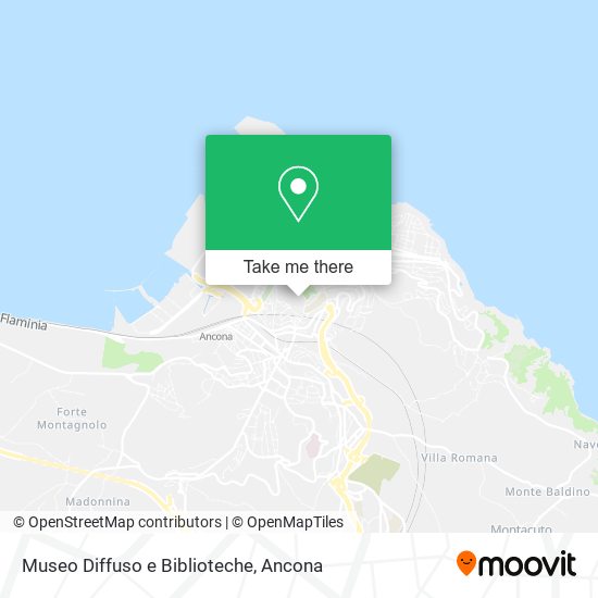 Museo Diffuso e Biblioteche map