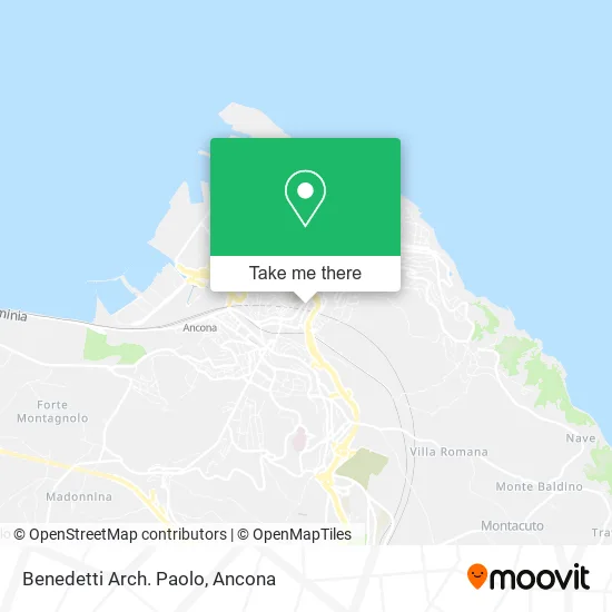 Benedetti Architect Paolo map