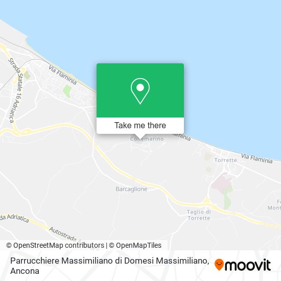 Parrucchiere Massimiliano di Domesi Massimiliano map