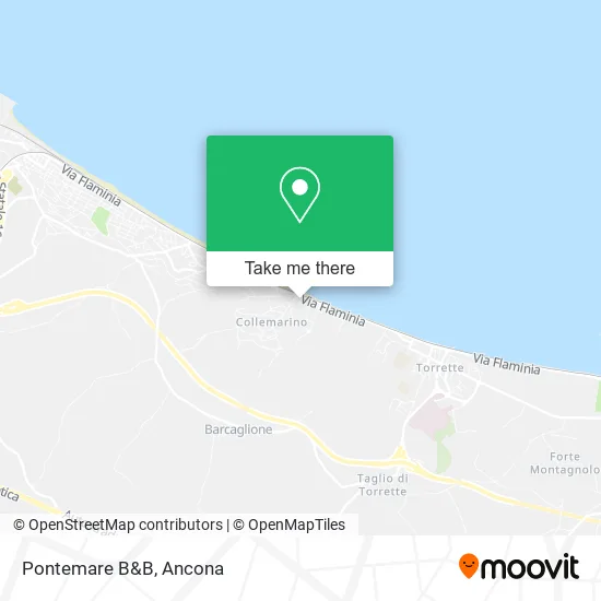 Pontemare B&B map