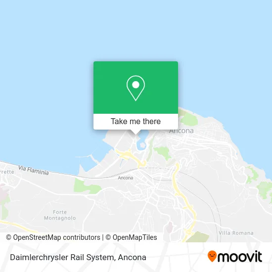 Daimlerchrysler Rail System map