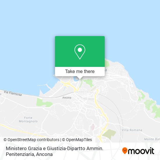 Ministero Grazia e Giustizia-Dipartto Ammin. Penitenziaria map