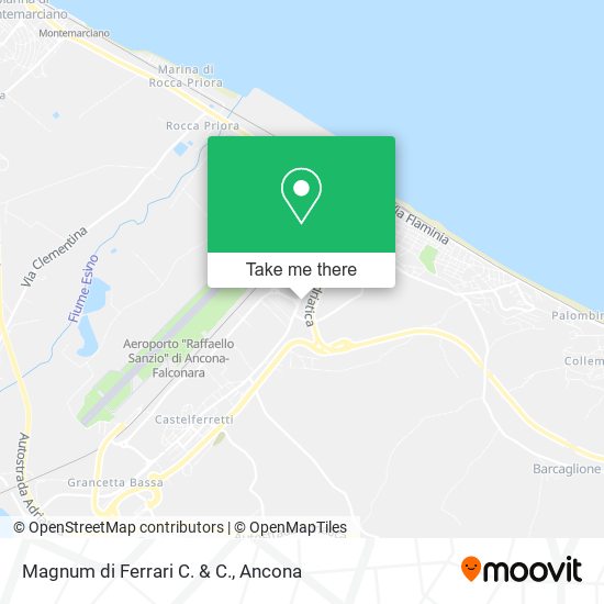Magnum di Ferrari C. & C. map