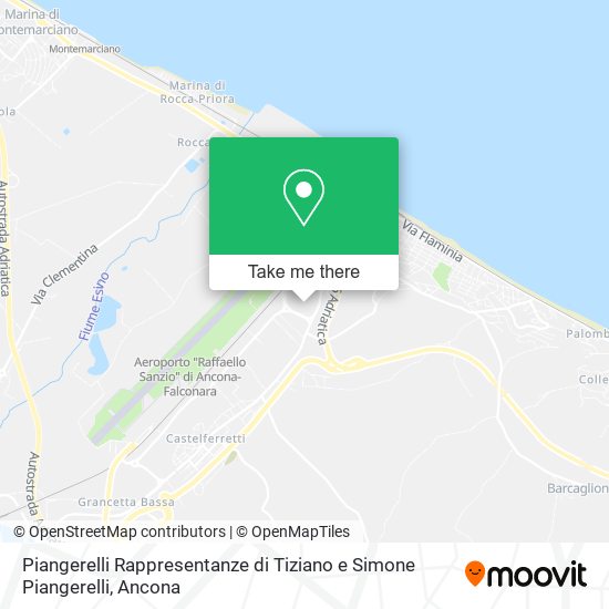 Piangerelli Rappresentanze di Tiziano e Simone Piangerelli map