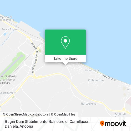 Bagni Dani Stabilimento Balneare di Camillucci Daniela map