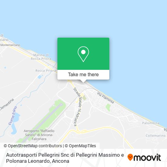 Autotrasporti Pellegrini Snc di Pellegrini Massimo e Polonara Leonardo map